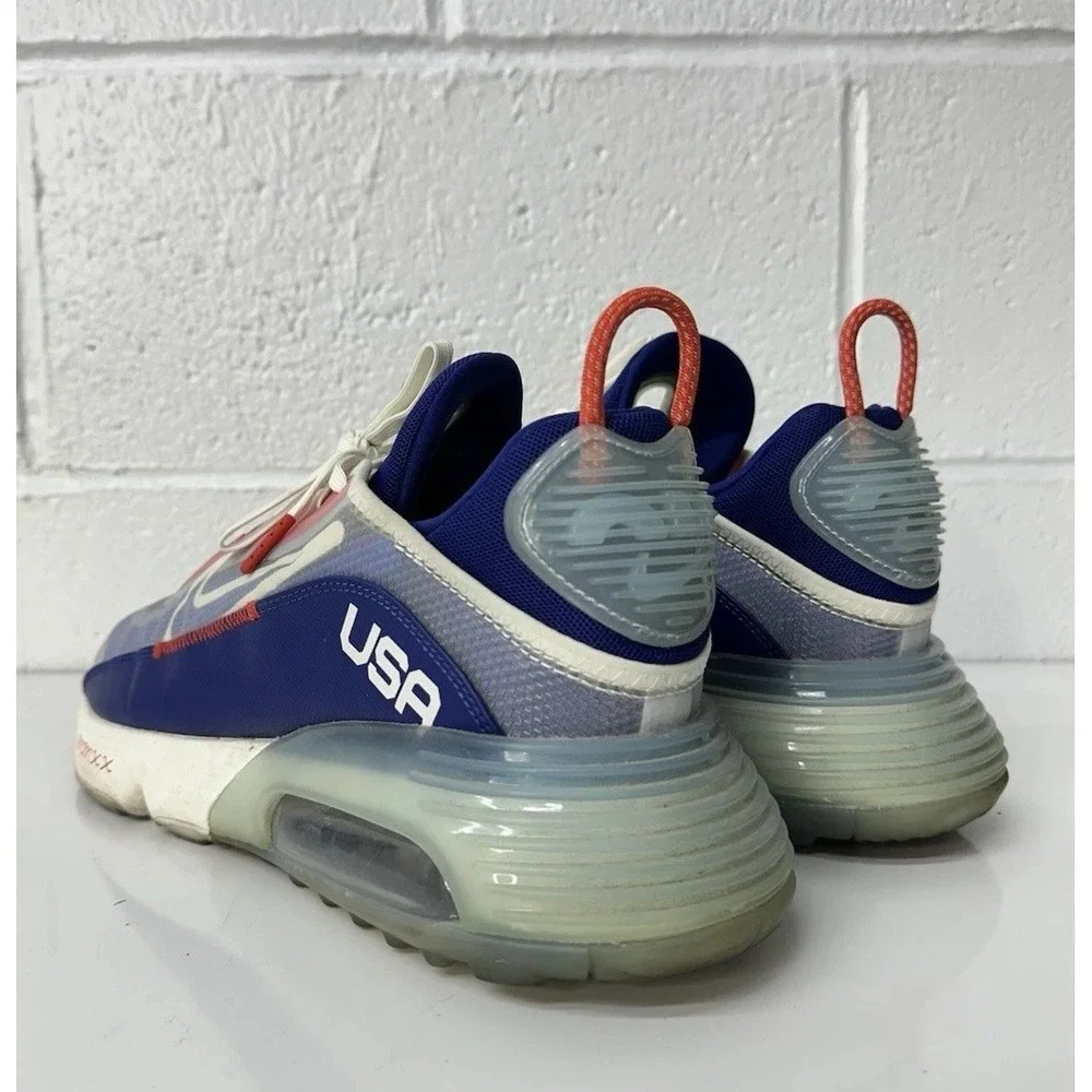Nike Air Max 2090 USA Red Blue Running Shoes CT2010-100 Men's‎ Sz 11.5